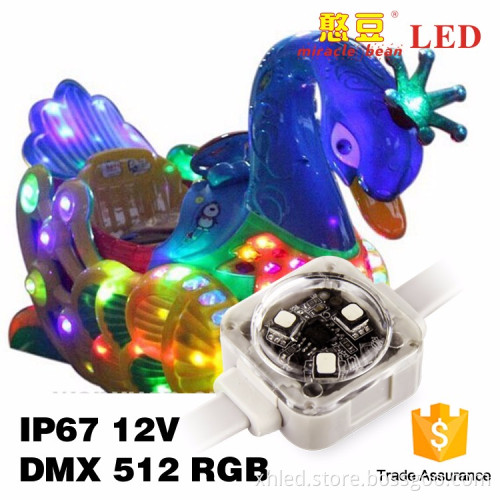 RGB Waterproof IP67 SMD DC12V 0.75W DMX512 LED Pixel Light